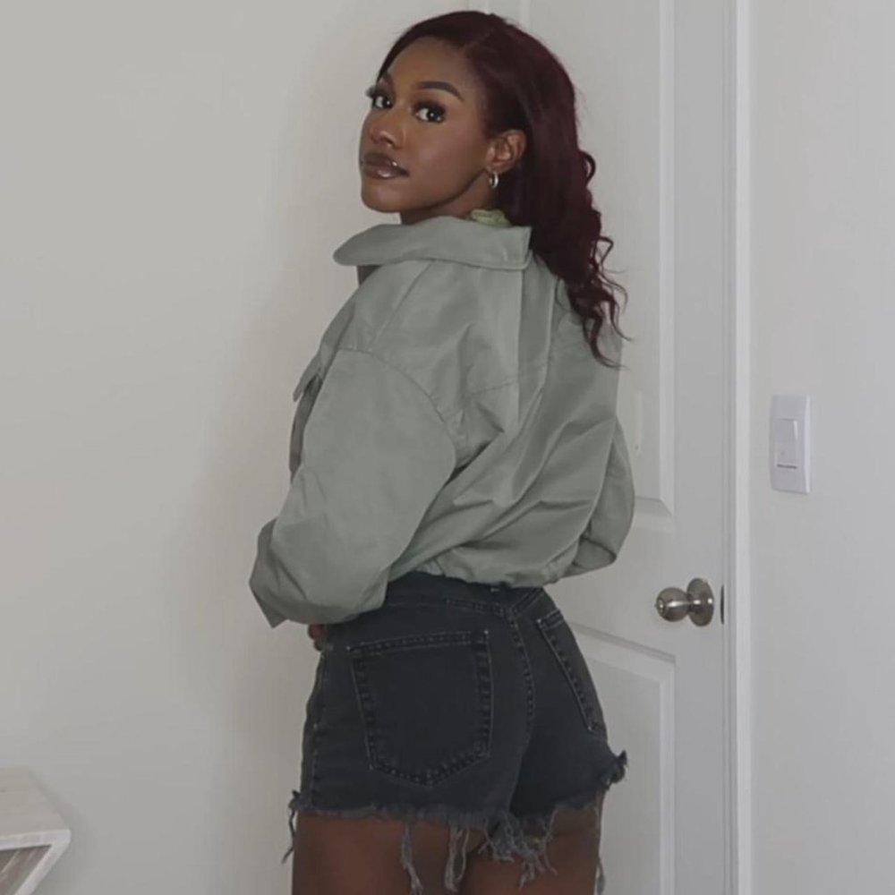 Green Pocket Drawstring Jacket - image 1